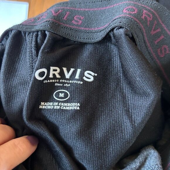 Men's Orvis‎ Medium Black Lounge Pants - Picture 6 of 8